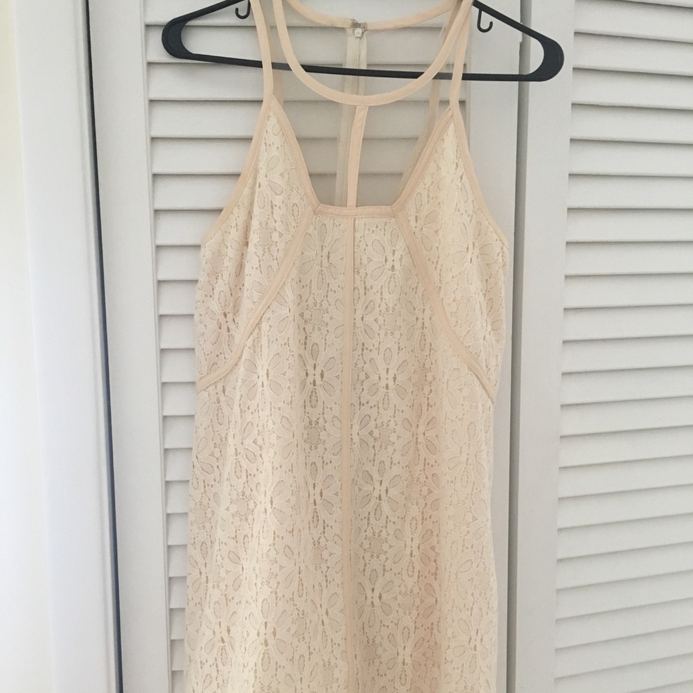 Cream Lace LF Dress